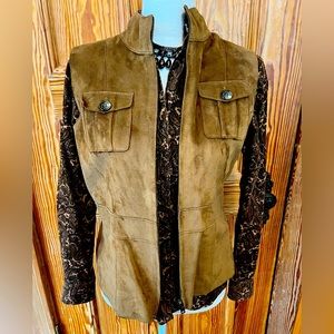 Ralph Lauren Faux Suede Vest